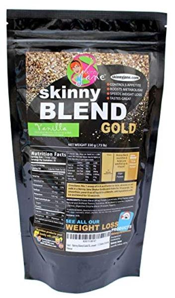 Skinny Blend Gold! | Best Tasting Protein Shake for Women | Delicious Smoothie | Low Sugar, Low Carb | Supports Metabolism and Energy | (15 Serving, Vanilla)