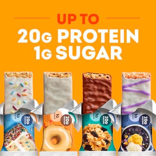 ONE Protein Bars, Fruity Cereal, Gluten Free with 20g Protein and 1g Sugar, Pantry Staples, 2.12 oz (12 Count), Packaging May Vary