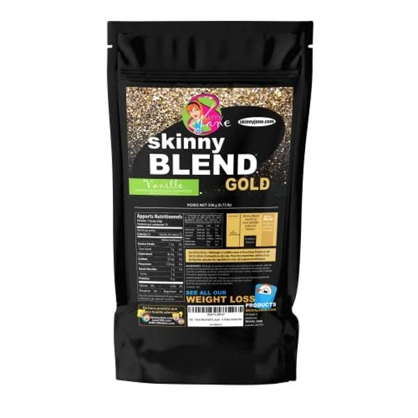 Skinny Blend Gold! | Best Tasting Protein Shake for Women | Delicious Smoothie | Low Sugar, Low Carb | Supports Metabolism and Energy | (15 Serving, Vanilla)