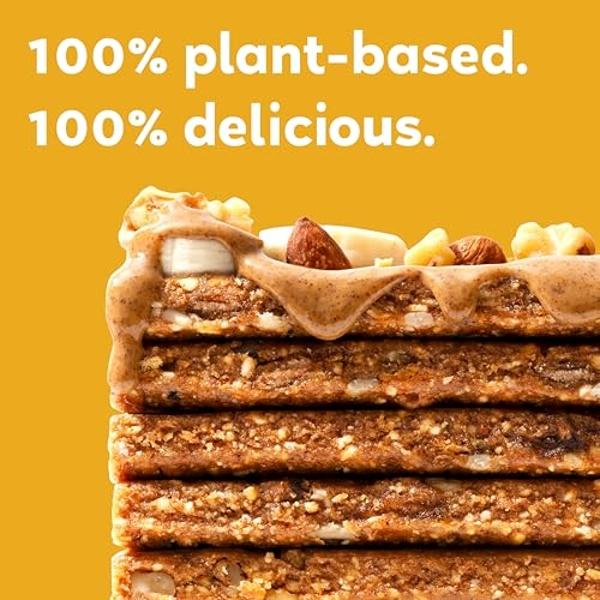 GoMacro MacroBar Organic Vegan Protein Bars - Salted Caramel + Chocolate Chips (2.3 Ounce Bars, 12 Count)