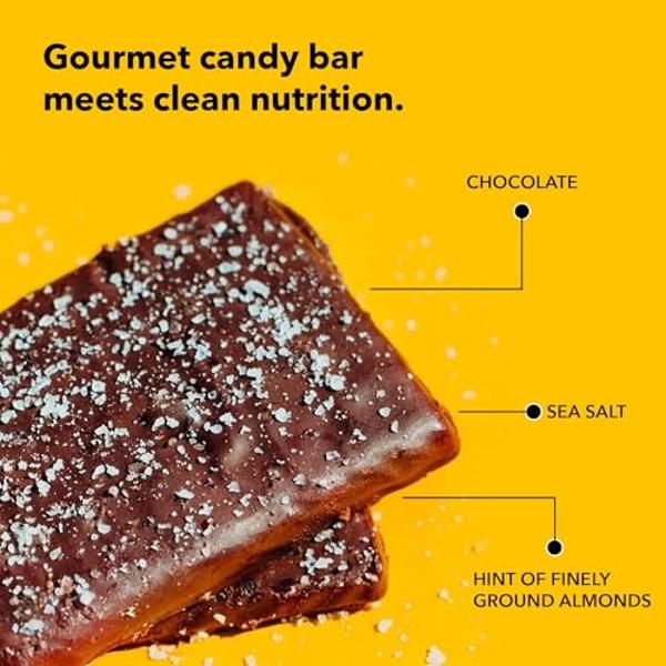 TRUBAR Vegan Protein Bar, Saltylicious Almond Love, Gluten Free, Plant Based, High Fiber, Dairy Free, Low Fat, Non GMO, No Sugar Alcohols, 12G Lean Protein, 13G Fiber, Healthy Snac