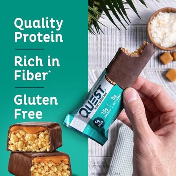 Pure Protein Bars, High Protein, Nutritious Snacks to Support Energy, Low Sugar, Gluten Free, Chocolate Peanut Caramel, 1.76oz, 12 Count (Pack of 1) (Packaging May Vary)