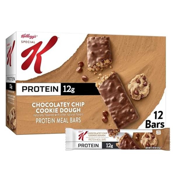 MET-Rx Big 100 Colossal Protein Bars, Chocolate Chip Cookie Dough Meal Replacement Bars, 9 Count (Pack of 1)