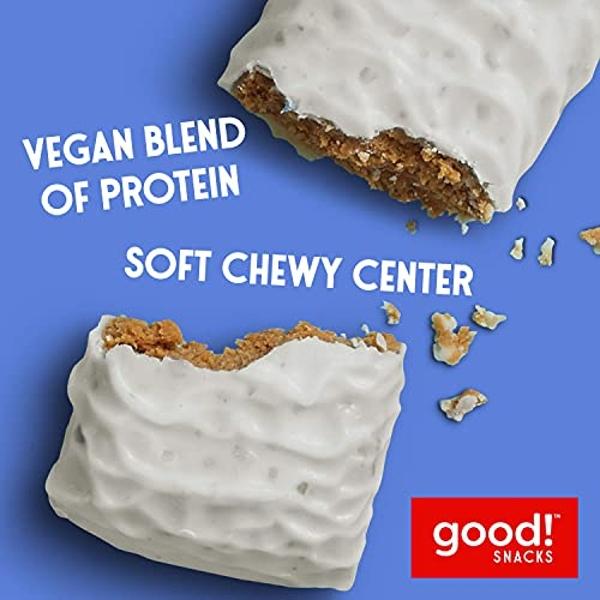 Quest Nutrition Chocolate Chip Cookie Dough Protein Bars, 21g Protein, 4, Net Carbs, 1g Sugar, Gluten Free, Keto Friendly, 4 Count