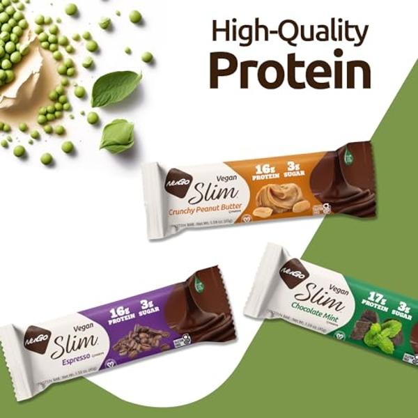 Quest Nutrition Chocolate Chip Cookie Dough Protein Bars, 21g Protein, 4, Net Carbs, 1g Sugar, Gluten Free, Keto Friendly, 4 Count