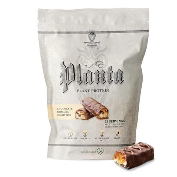 Ambrosia Planta - Premium Organic Plant-Based Protein | Vegan & Keto Friendly | Candy Bar