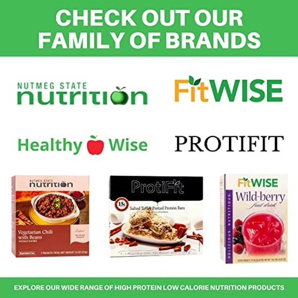 PROTIFIT - High Protein Wafer Bar, 15g Protein, Low Calorie, Low Carb, Low Fat, Trans Fat Free, Cholesterol Free, Ideal Protein Compatible, 5 Servings Per Box (Lemon)