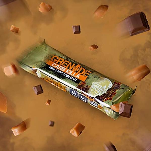 Grenade Carb Killa High Protein and Low Sugar Candy Bar, 12 Count (Pack of 1)