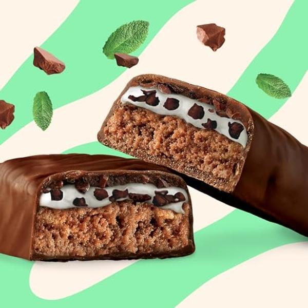 Quest Nutrition Oatmeal Chocolate Chip Protein Bars, 20g Protein, 1g Sugar, 5g Net Carb, Gluten Free, Keto Friendly, 4 Count