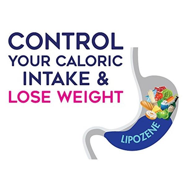 Lipozene Diet Pills - Weight Loss Supplement - Suppresses Appetite- Three Bottles of 90 Capsules in Total