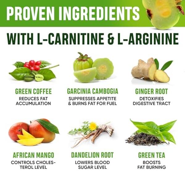 SHAPELINE (Pack of 2) Diet Drops - Made in USA - Appetite Suppressant for Women & Men - Natural Metabolism Booster - Diet Drops with Garcinia Cambogia, L-Arginine & L-Glutamine 1 F