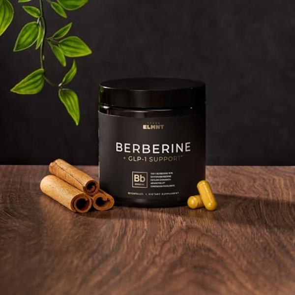141,500mg GLP-1 Berberine Weight Loss Supplement + Dihydroberberine, Ceylon Cinnamon, Chromium Picolinate, Bitter Melon - 100x Strength Berberine 1500mg Natural Appetite Suppressan