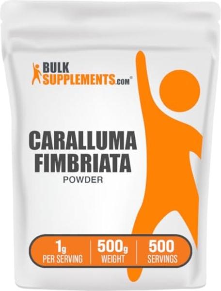 BulkSupplements.com Caralluma Fimbriata Extract Powder - Caralluma Fimbriata Supplement, Herbal Supplement - Vegan & Gluten Free, 1g per Serving, 500g (1.1 lbs) (Pack of 1)