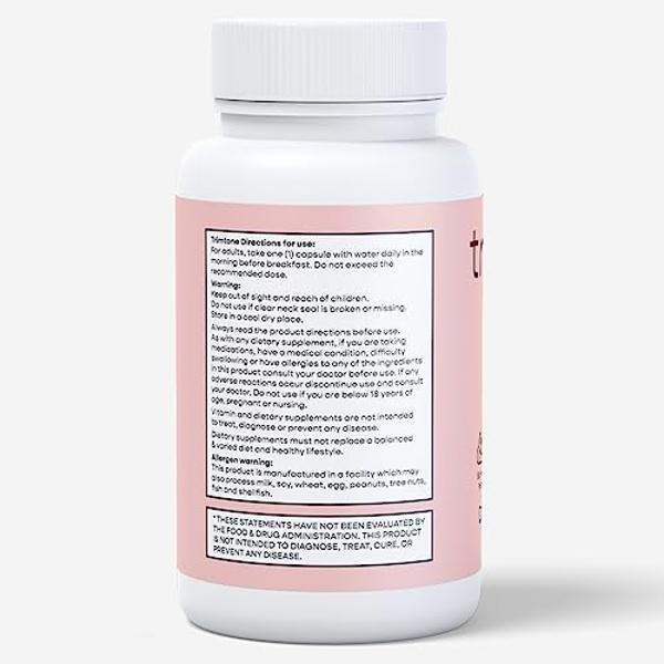 TRIMTONE Weight Loss Pills Women Mood Boosting Formula, Appetite Suppressant & Detox Cleanse Fat Burners for Women, Diet Pills That Work Fast for Women, Optimal for Belly Fat - 30 