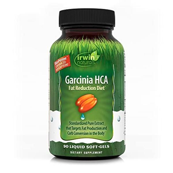 Irwin Naturals Garcinia Hca Fat Reduction Diet Supplement, 90 Count