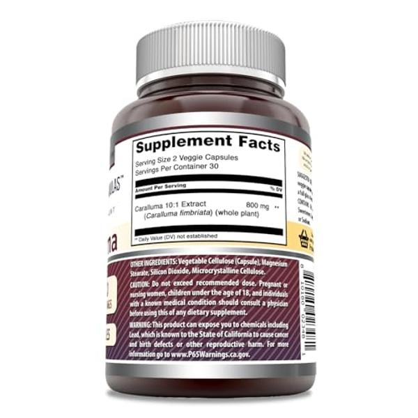 Appetite Suppressant 30 Capsules - S. African Hoodia and Green Tea Extract Control Appetite, Support Weight Loss, Increase Energy and Metabolism, Made in USA
