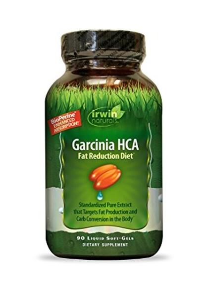 Irwin Naturals Garcinia Hca Fat Reduction Diet Supplement, 90 Count
