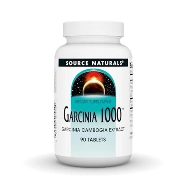 Source Naturals Garcinia Cambogia Extract, 1,000 MG- 90 Tablets