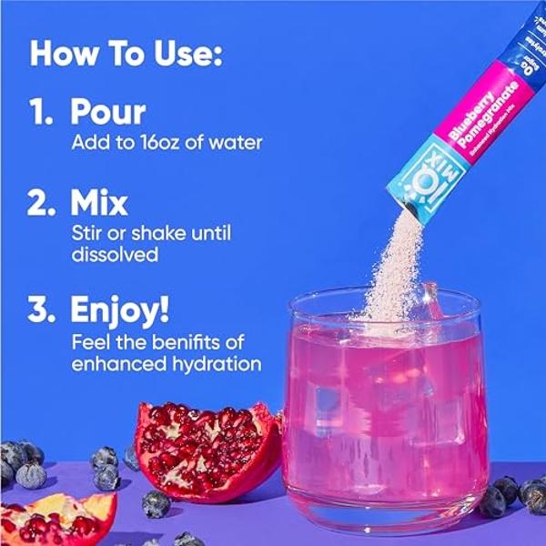 FlavCity Electrolytes Powder Packets - 28 Hydration Packets, Variety Pack - No Added Sugar - Hydration Powder with Real Fruit & Unrefined Sea Salt - Keto & Gluten-Free (28 Stick Pa