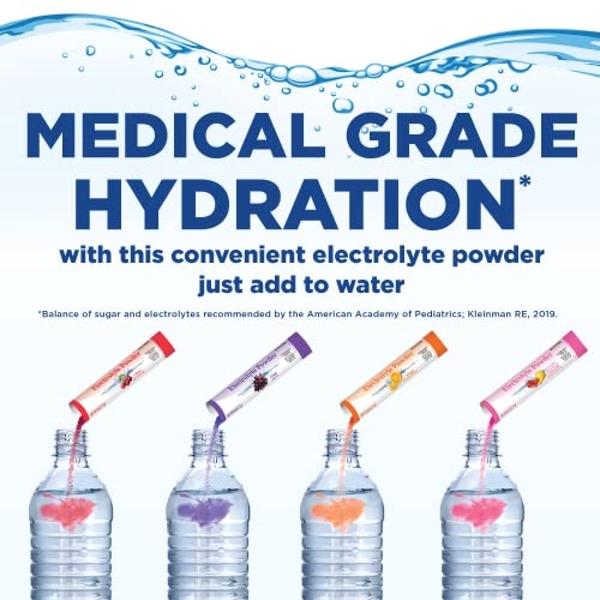 PRIME HYDRATION+ Sticks Lemonade | Hydration Powder Single Serve Sticks | Electrolyte Powder On The Go | 250mg BCAAs, B Vitamins, Antioxidants | Low Sugar | Caffeine-Free | Vegan |