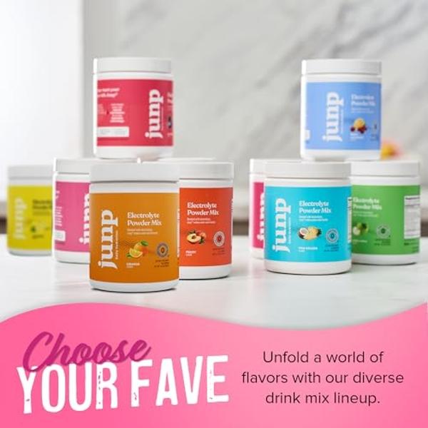 JUNP Electrolytes Powder No Sugar No Carbs - Dragonfruit Limeade Keto Electrolyte Drink Mix - Potassium & Salt Hydration Powder Electrolytes Zero Calorie Sugar Free Electrolyte Pow