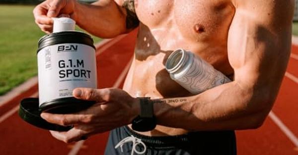BARE PERFORMANCE NUTRITION, BPN G.1.M Go One More Sport, Endurance Training Fuel, Superior Carbohydrate & Electrolytes Powder Formula, Reduce Fatigue, Salted Watermelon, 25 Serving