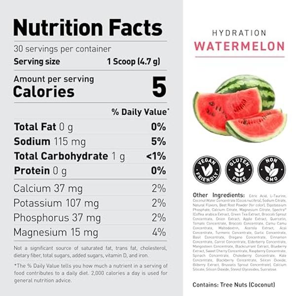 BARE PERFORMANCE NUTRITION, BPN G.1.M Go One More Sport, Endurance Training Fuel, Superior Carbohydrate & Electrolytes Powder Formula, Reduce Fatigue, Salted Watermelon, 25 Serving
