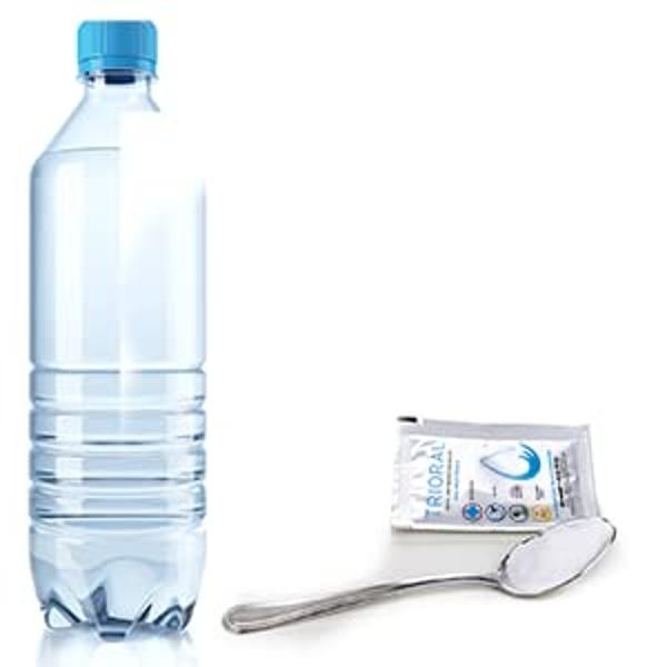 TRIORAL Rehydration Electrolyte Powder Packs - WHO New Hydration Supplement Salts Formula - Combat Dehydration from Workouts, Excessive Fluid Loss and Much More - 15 Drink Mix Pack