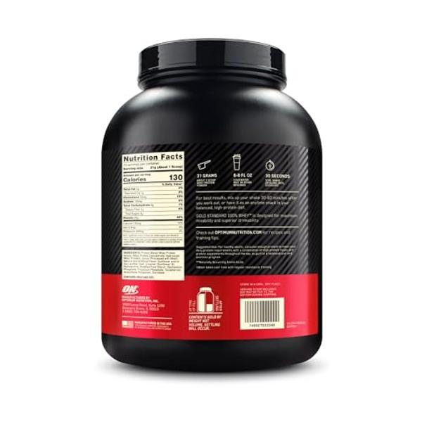Optimum Nutrition Gold Standard 100% Whey Protein Powder, Chocolate Malt, 5 Pound (Packaging May Vary)