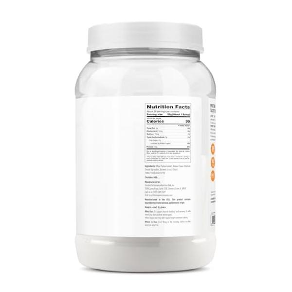 Isopure Clear Whey Isolate Protein Powder Infusions, Lactose Free, Gluten Free, Naturally Flavored, Citrus Lemonade, 20g Protein Per Serving, 1.9 Lb, 36 Servings