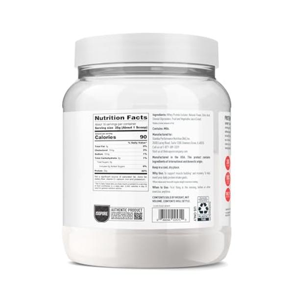 Isopure Clear Whey Isolate Protein Powder Infusions, Lactose Free, Gluten Free, Naturally Flavored, Watermelon Lime, 20g Protein Per Serving, 14.1 Oz, 16 Servings (Packaging May Va