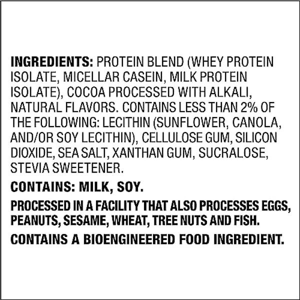 Quest Nutrition Chocolate Milkshake Protein Powder, 22g Protein, 2g Net Carbs, 1g Sugar, Low Carb, Gluten Free, 1.6 Pound, 24 Servings