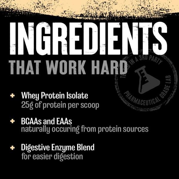 Quest Nutrition Cinnamon Crunch Protein Powder, 20g Protein, 2g Net Carb, 1g Sugar, Low Carb, Gluten Free, 1.6 Pound, 24 Servings