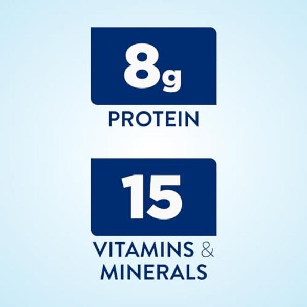 Ensure Liquid Clear Nutrition Drink, 0g fat, 8g of protein, Blueberry Pomegranate, 10 Fl Oz (Pack of 12), Bottle, gluten free