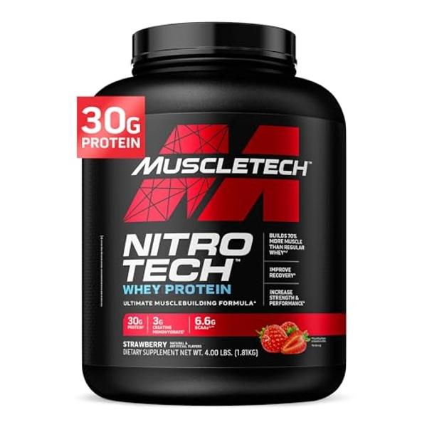 RYSE Loaded Protein Powder - Blueberry Muffin - 25g Whey Protein Isolate & Concentrate with Prebiotic Fiber & MCTs - Low Carb, Low Sugar, Digestive-Friendly - 54 Servings / 4 lb Tu