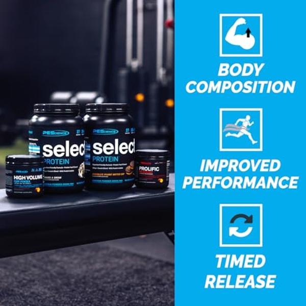 PEScience Select Low Carb Protein Powder, Cookies and Cream, 27 Serving, Whey and Casein Blend, Keto Friendly, Gluten Free, Best Tasting, Clean Isolate for Women and Men