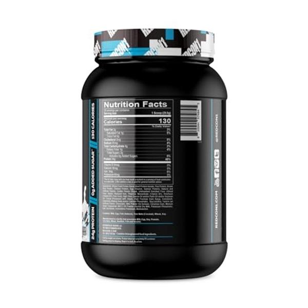 REDCON1 MRE Lite Whole Food Protein Powder, Cookies N' Cream - Low Carb & Whey Free Meal Replacement with Animal Protein Blends - Easy to Digest Supplement Made with MCT Oils (30 S