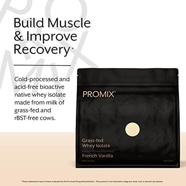 ProMix Nutrition Whey Protein Isolate Powder - Grass-Fed - ­Post Workout Fitness & Nutrition Shakes, Smoothies, Baking & Cooking Recipes - Gluten-Free & Keto-Friendly - Vanilla - 5