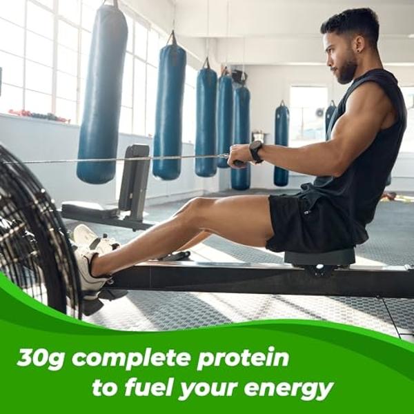 Vega Original Protein Powder, Creamy Chocolate Plant Based Protein Drink Mix for Water, Milk and Smoothies, 32.5 oz (Packaging May Vary)