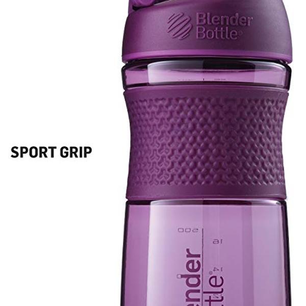 BlenderBottle SportMixer Shaker Bottle Perfect for Protein Shakes and Pre Workout, 28-Ounce, Rose