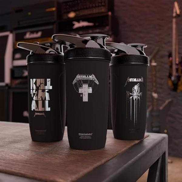 WrexX 2 Pack Protein Shaker Bottle - upto 28oz, 2x Shaker Ball, Portable Pre Workout Whey Protein Shaker Cups for Protein Shakes, Leak Proof Shaker Bottles for Protein Mixes