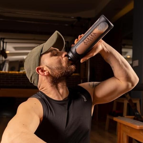 BlenderBottle Just for Fun Classic V2 Shaker Bottle Perfect for Protein Shakes and Pre Workout, 28-Ounce, What's Shakin'