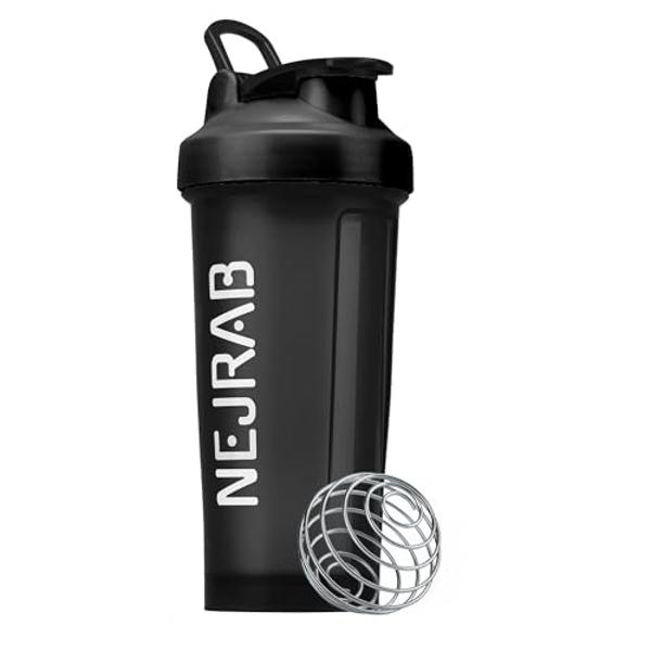 BlenderBottle Shaker Bottle with Pill Organizer and Storage for Protein Powder ProStak System, 22-Ounce, Pebble Grey