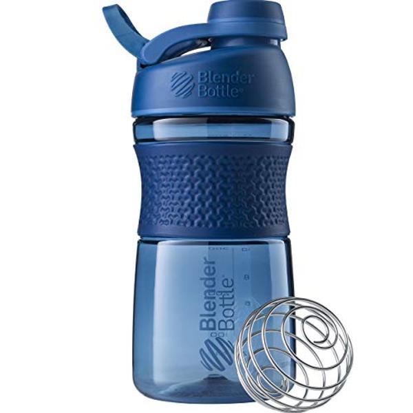 NEJRAB Protein Shaker Bottle - Sports Blender Bottles for Protein Mixes and Shakes - 28 Oz, Leak-Proof, shaker cups for protein shakes - Gym, Fitness, Pre-workout (Blue), NJB 28-Oz