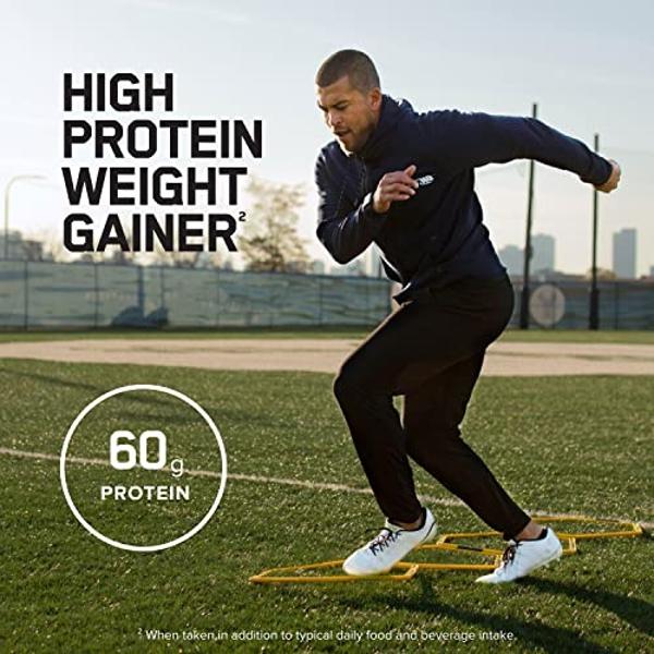 Optimum Nutrition Gold Standard Pro Gainer, Weight Gainer Protein Powder, Double Chocolate, 10.19 Pounds (Packaging May Vary)