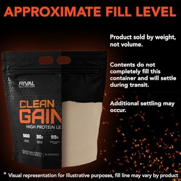 5% Nutrition Rich Piana Real Carbs + Protein | Clean Mass Gainer Meal Replacement Protein Powder | Carbohydrate for Pre Workout/Post-Workout Recovery Meal | 2.87 lb, 20 Srvgs (Bana
