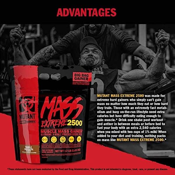 GNC AMP Mass XXX, Clinically Proven Weight Gainer Protein Powder, Improves Strength and Size, 780 Calories, 50g Protein, Micronized Amino Acids, Creatine, Betaine, Vanilla, 13 Serv