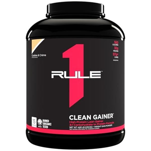 BSN TRUE-MASS Weight Gainer, Muscle Mass Gainer Protein Powder, Strawberry Milkshake, 10.25 Pound