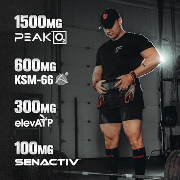 Jacked Factory Build-XT Max Muscle Builder for Men and Women - ATP Supplement with Peak02 Cordyceps, KSM-66 Ashwagandha, & ElevATP for Muscle Recovery, Muscle Growth, Increased End