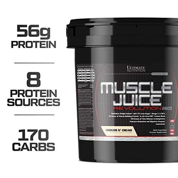 Sunshine Biopharma Extreme Mass Weight Gainer Muscle Builder, 10 lb (4.54 kg) with Less Sugar for Intense Workout Training Made of high Calorie Fortified whey Protein (Strawberry-B